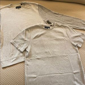Bundle of 2 Men's Large Five Four Pullovers, 1 Short Sleeve and 1 Long Sleeve
